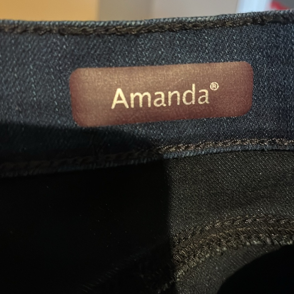 Gloria Vanderbilt Dark Blue  Amanda Ankle Jeans - Picture 4 of 4